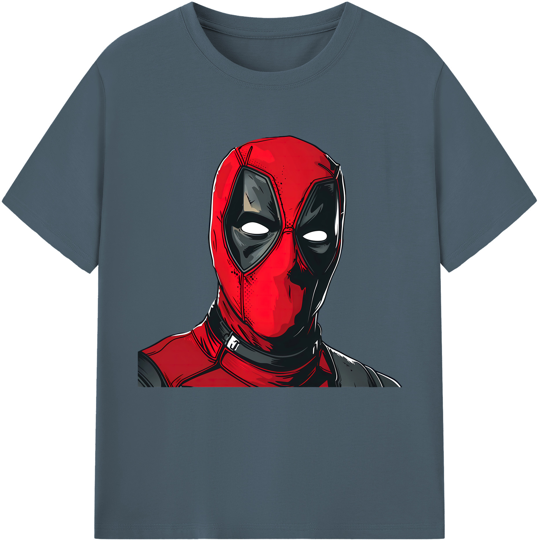 （画像用） Deadpool デッドプール 綿100％半袖Tシャツ（フロントプリント）